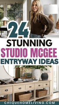 Elevate the entrance of your home with these 24 stunning Studio McGee-inspired entryway ideas. Studio McGee is known for its timeless and elegant designs, and these entryways showcase their signature style. Transform your foyer into a welcoming and stylish space with these curated ideas.