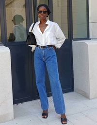 11 Chic Button-Up Shirt Outfits for Women | Who What Wear