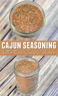 Do you love spicy food and want to make your own cajun seasoning? My recipe for cajun seasoning is better than Tony Cachere's Creole Seasoning! It's easy to make - give it a try.