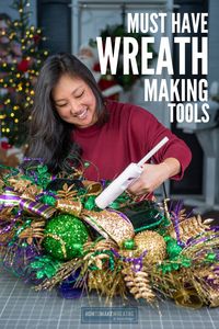 Love making wreaths as a hobby or a business? Check out The creative coaches' picks for must have wreath making tools and supplies.