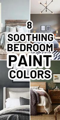 Looking to create a tranquil bedroom? Explore these 8 soothing paint colors that promote rest and relaxation. Perfect for turning your bedroom into a sanctuary.