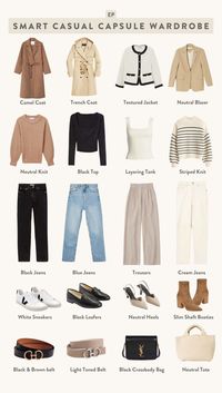 Petite Smart Casual Capsule Wardrobe