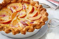 Peach Custard Pie