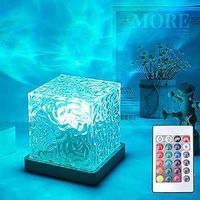 Ocean Wave Projector Light,16 Colors Midnight Aura Lamp with Touch Control Aurora Glow Lamp,3D Tesseract Lamp for Light Projector for Home Office Bar Restaurant Underwater Projector Light