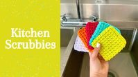 Kitchen Scrubby Crochet Pattern Tutorial, Free Crochet Pattern - YouTube