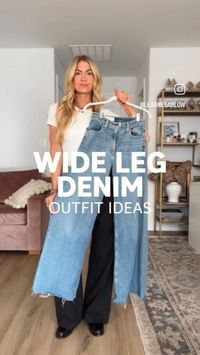 NOT OUR VIDEO sadly but we're looking for UGC But we've got the same product in our store! #fashion #widelegjeans #trending #viral #reels #fypシ