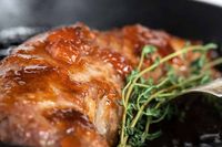 Apricot Glazed Pork Tenderloin - Seasons and Suppers