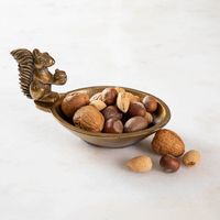 Everyone will go nuts for this truly unique walnut bowl. Perfect for nuts, candies etc, it will always be a fun conversation starter! 7.25" x 4.75" x 4"