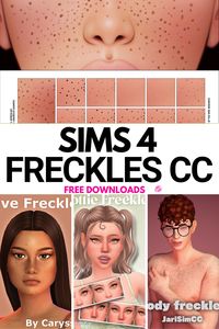 Add some unique skin details to your sim's look with this collection of Sims 4 Freckles CC. Since freckles can be anywhere on the body, we've rounded up a variety of options including different cc face freckles, cc body freckles, cc full body freckles. Grab your free freckle downloads today!