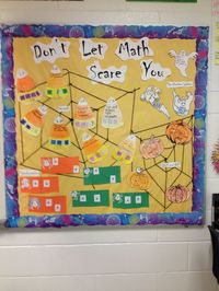 Halloween math bulletin board                                                                                                                                                                                 More