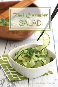 Low Carb Paleo Thai Cucumber Salad