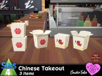 'Talia's Witchy Sims 4 CC — 🍜 Chinese Takeout 🍜