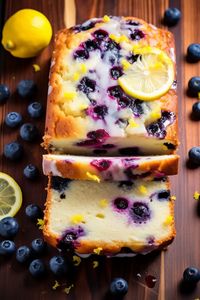 Lemon Blueberry Yogurt Loaf - That Oven Feelin