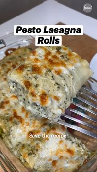 Each of these noodle roll-ups has just the right amount of filling and bakes in a fraction of the time a traditional deep-dish lasagna takes! 🌀