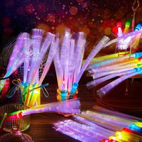 PRICES MAY VARY. Sufficient Quantity: you will get 150 pack fiber optic wands, enough quantity and multiple colors can meet your decorative needs or daily usage; Nice for glow stringing, freehand and light show performances at the party; These light up wands for wedding or party can be applied at Halloween, Christmas, concerts, weddings, parties, clubs, and other events 3 Flashing Modes: these glow fiber sticks have 3 functions when you press the button for 3 times, fast flashing, slow flashing,