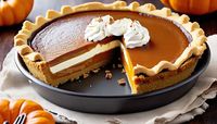 DOUBLE LAYER PUMPKIN PIE