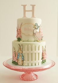 Beatrix Potter baby shower by Steel Penny Cakes Elysia Smith