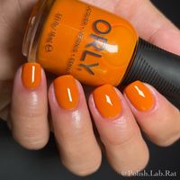 Larissa ⚜️ Nail Account’s Instagram photo: “*pr - “Lion’s Ear” by @orly | “Wild Natured” Fall 2021 Collection.⁠ This is shown in 2 coats and it has a crelly sorta formula. Like a…”