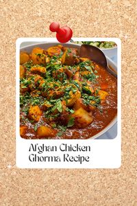 This Afghan chicken ghorma recipe is meant to be made during the week as it uses chicken breasts. Our traditional way of cooking involves bones and dark meat which is delicious, but not helpful during a busy workweek. I hope you enjoy this Afghan chicken recipe.