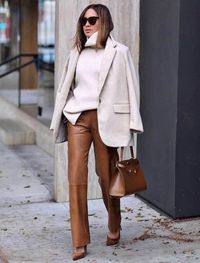 90+ Chic Leather Pants Outfits [2023]: What To Wear With Leather Pants To Style The Latest Trend