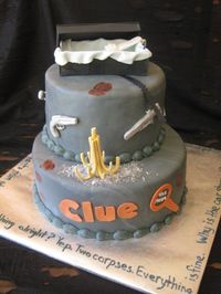 Clue...the movie. HOW CUTE IS THIS CAKE????