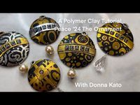 A Polymer Clay Tutorial: Peace '24, The Ornament - YouTube