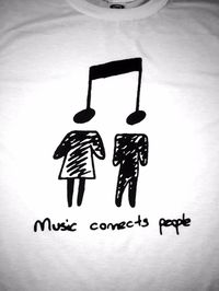 Music Connects People tee