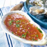 Oyster Vinaigrette Sauce (Mignonette)