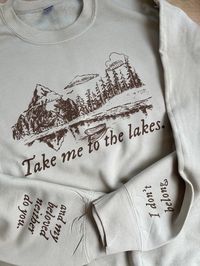 The Lakes Sand Taylor Swift Lyric Sweatshirt Folklore Taylor - Etsy