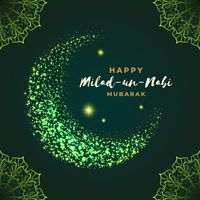 Mawlid milad-un-nabi greeting with moon. Download it at freepik.com! #Freepik #freevector #design #islamic #celebration #festival