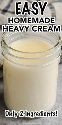 Discover how to make homemade heavy cream with this simple recipe! Learn how to elevate your cooking and baking with this versatile ingredient. Ideal for coffee, custards, soups, and more. Easy to follow and delicious results guaranteed!