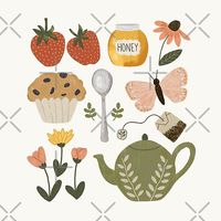 Afternoon Tea in the Garden by ohjessmarie | Redbubble