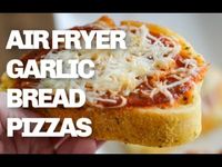 Air Fryer Garlic Bread Pizza Toast is ready in 5 minutes! That's it, 5 minutes and you have some great Garlic Bread Pizzas for dinner!