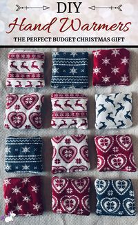 DIY Hand Warmers | The Perfect Handmade Christmas Gift Idea! Cheap & Easy Christmas gift, christmas craft, diy christmas gift, festive craft idea #themummyfront #handwarmers #christmasgiftdiy