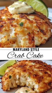 These Maryland Style Crab Cakes are a delicious and easy seafood recipe that everyone will love. Packed with fresh crab meat, spices, and herbs, they're crispy on the outside and tender on the inside. Perfect for summer meals or a special dinner, serve these crab cakes with a zesty sauce for a tasty treat. Ideal for dinner parties or casual family nights!