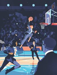 CEO's Basketball Game | Bruno Mangyoku Illustration