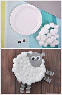 Lamb Easter Craft | Vicky Barone | Easter Crafts for Kids | Easter Ideas