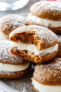 Gingerbread Whoopie Pies