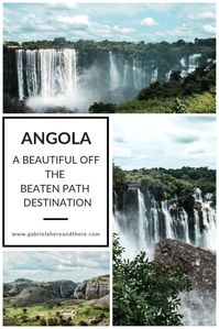 Angola - A Travel Guide to Luanda, Kalandula Falls and Pedras Negras. Off the beaten path travel destination in Africa.  #Angola #Africa #Luanda #travel #travelblog #offthebeatenpath #waterfall #nature