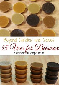 There are so many uses for beeswax that go beyond beeswax candles and salves - those are fun but so are lotions and growing mushrooms and wood polish.