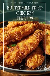 Juicy and crispy, these Buttermilk Fried Chicken Tenders are a family favorite! Marinated in buttermilk for tenderness and coated in a flavorful seasoned flour mixture, they are perfect for dipping and satisfying your fried chicken cravings.