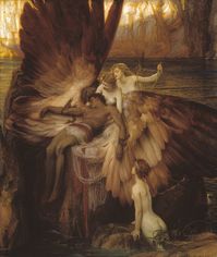 ''The Lament for Icarus'' by Herbert James Draper (1898) 