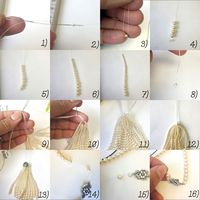 Loose Ends | beaded tassel how to