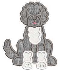 Free Portuguese Water Dog Applique