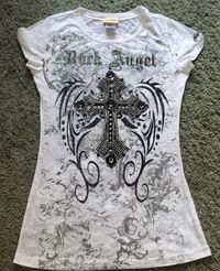 Rock angel t shirt Easy 30 day return policy