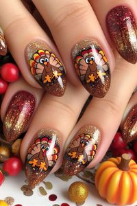 Thanksgiving is a time for gratitude, family, and festive gatherings. Celebrate the season with one of these 25 creative nail designs that reflect the holiday spirit! Fall, ideas, short, art, colors, inspo, snoopy, designs acrylic, easy, simple.