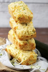 Cheesy Garlic Zucchini Bread Recipe on Yummly