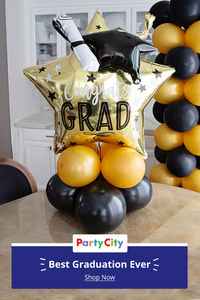 Celebrate your favorite grads with fun and festive balloon decor! Explore our spectacular selection of graduation balloons for students of all ages. Pick up in-store or schedule a balloon delivery.