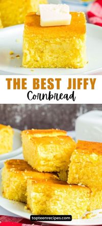 One of the biggest issues with cornbread is the fact that it is often very dry and crumbly. This is the best jiffy cornbread recipe that completely changes the cornbread game by making the moistest and fluffiest cornbread you’ve ever had. You can bring this to any gathering, or meal or just enjoy a piece on its own. You will want to make this recipe week after week because it is that good.