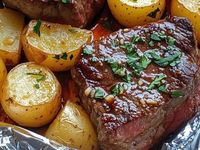 Dinner Made Easy: Garlic Steak & Potato Foil Packets for Any Night of the Week - NewsBreak